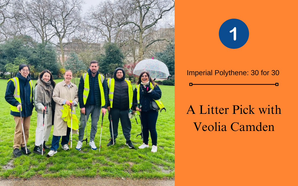 Keeping Britain Tidy - Litter Pick with Veolia in Camden