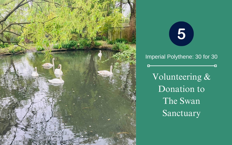 Imperial Polythene 30 for 30 Swan Sanctuary Donation
